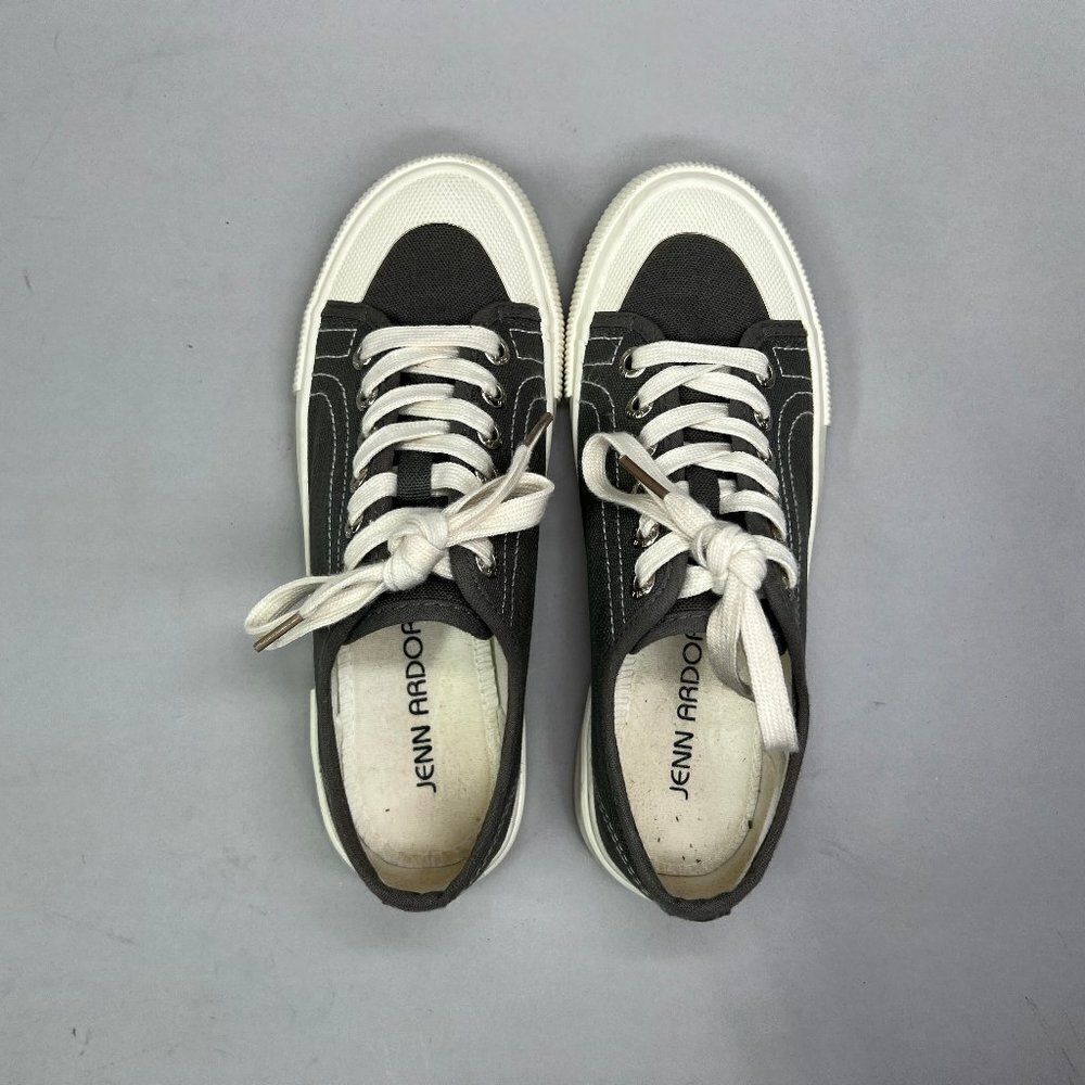 Jenn Ardor Women's Size 7‎ Gray Canvas Sneakers - Picture 8 of 10